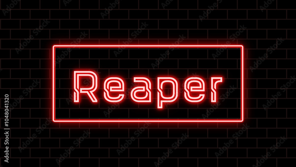 Reaper のネオン文字 Reaper のネオン文字