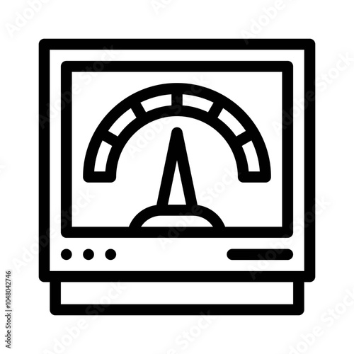 Dosimeter line icon