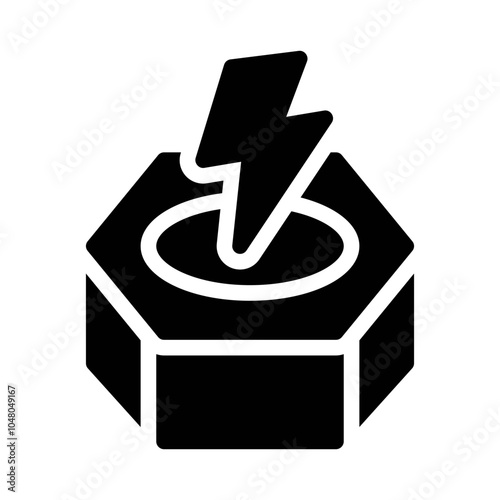 Bolt glyph icon