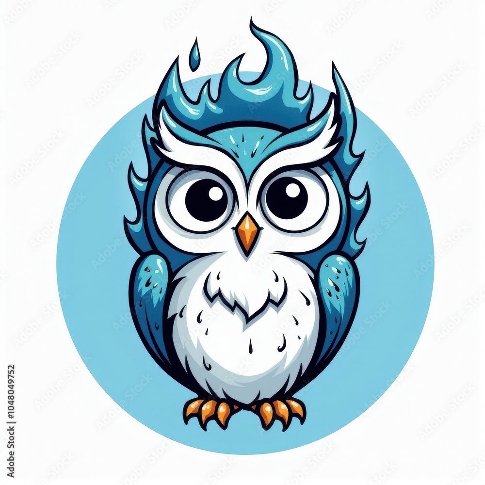 Fototapeta premium Flame owl