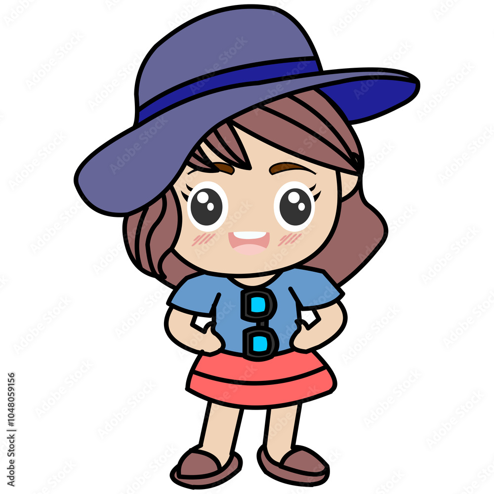 child with a hat child with a hat