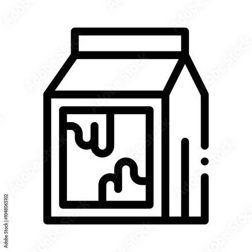 Soy Milk line icon