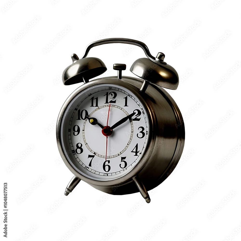 Alarm clock on a transparent background Alarm clock on a transparent background