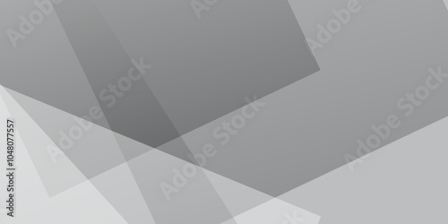 Vector white curve square lines triangle technology backdrop texture background.  white light grey background. Space design concept. Decorative used web layout or poster, banner.