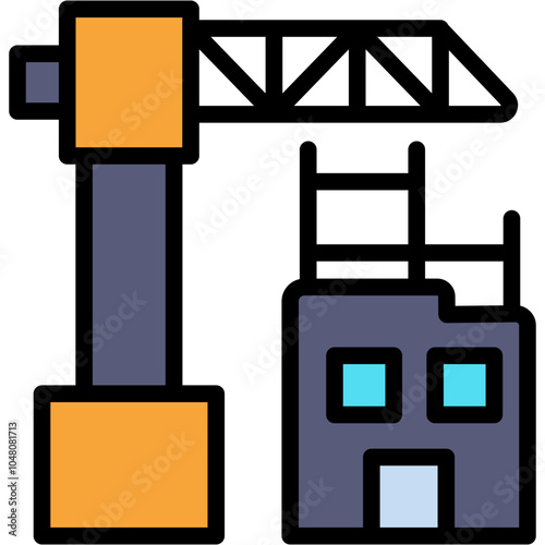 Construction Building Icon #1048081713