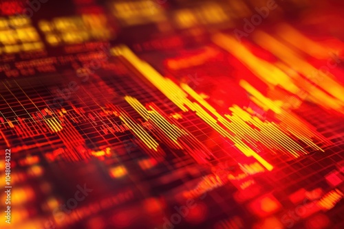 Dynamic visualization of economic trends and data analysis