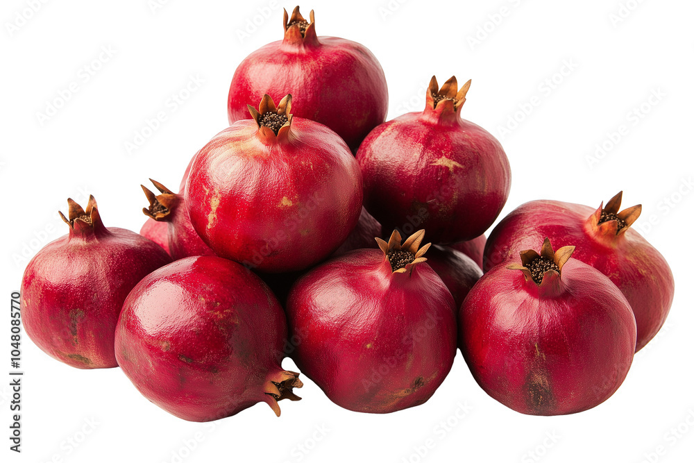 Pile of Pomegranate, isolated on transparent background Pile of Pomegranate, isolated on transparent background
