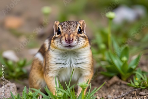 _. Xenial Xerus A ground squirrel (Xerus) with a friendly expres photo