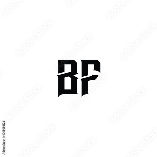 BF monogram logo design letter text name symbol monochrome logotype alphabet character simple logo