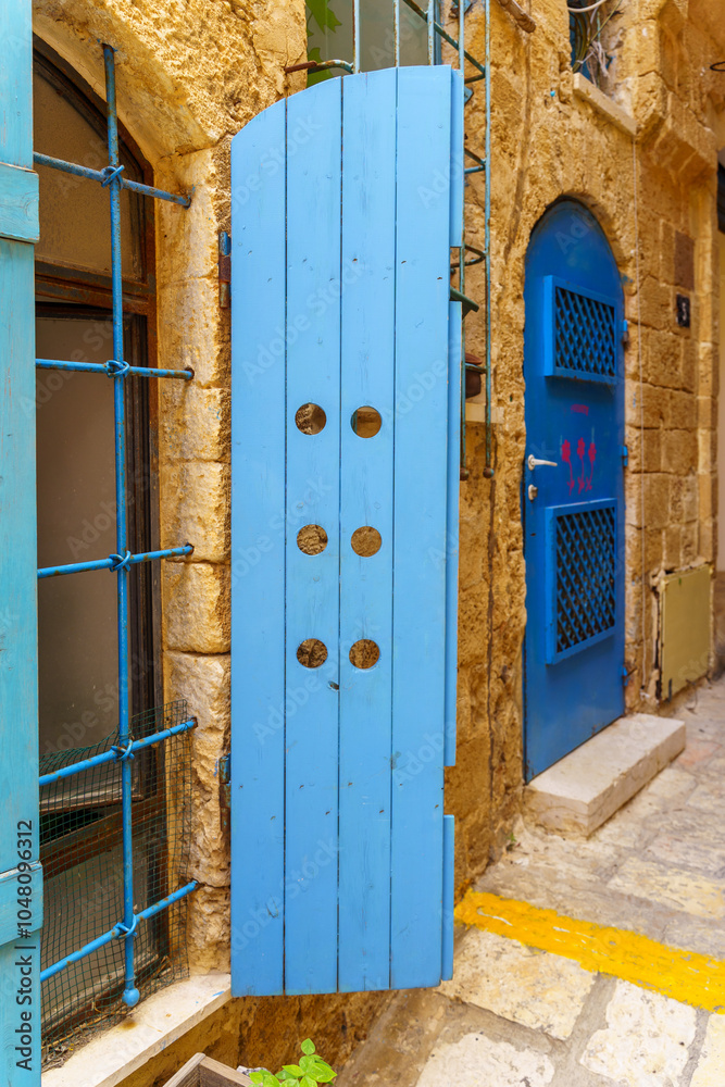 Typical alley in the old city of Jaffa