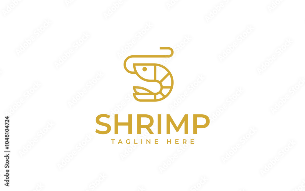 shrimp logo design vector illustration shrimp logo design vector illustration