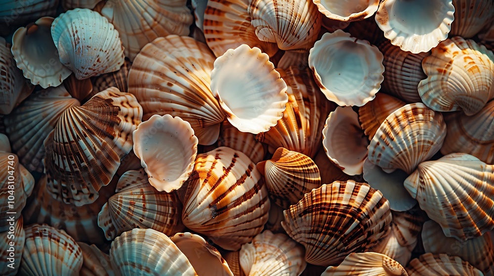 Sea shells on the beach. Sea shells on the beach.