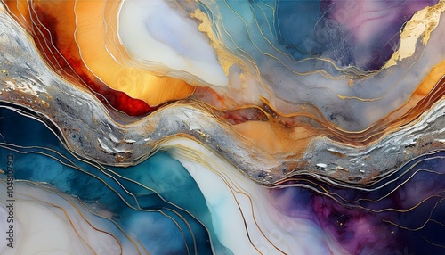 Colorful granite abstract background 