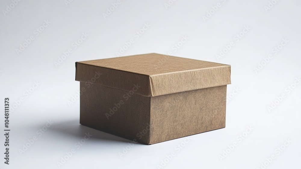 Cardboard box isolated on white background. The brown parcel cardboard box Cardboard box isolated on white background. The brown parcel cardboard box