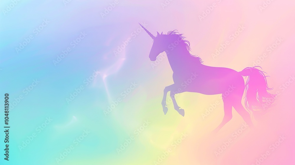 Unicorn_background_with_rainbow_mesh._Fantasy_gradie Unicorn_background_with_rainbow_mesh._Fantasy_gradie