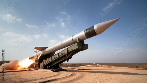 missile fired from ground