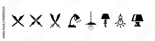 Sword and lumps icons.eps
