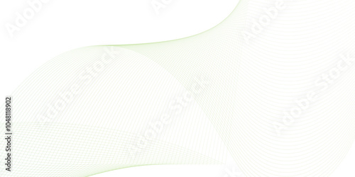 Abstract backdrop with colorful wave gradient lines on white background. Modern technology background, wave design. Vector illustration.	