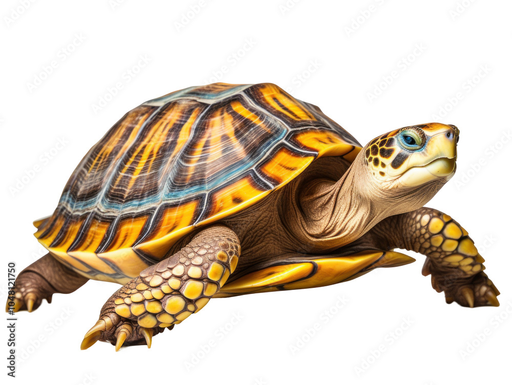 Obraz premium Colorful Turtle with Unique Shell Patterns