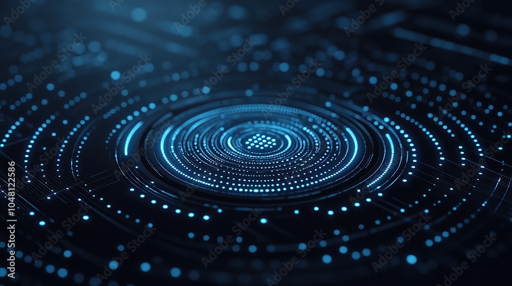 Abstract Digital Technology Interface Design Abstract Digital Technology Interface Design