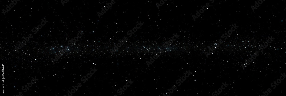 Fototapeta premium Starry Night Sky with Distant Galaxies and Stars