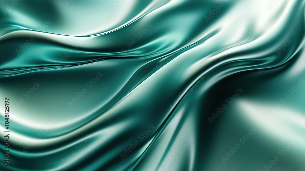 Abstract Teal Liquid Smooth Swirls Texture Abstract Teal Liquid Smooth Swirls Texture