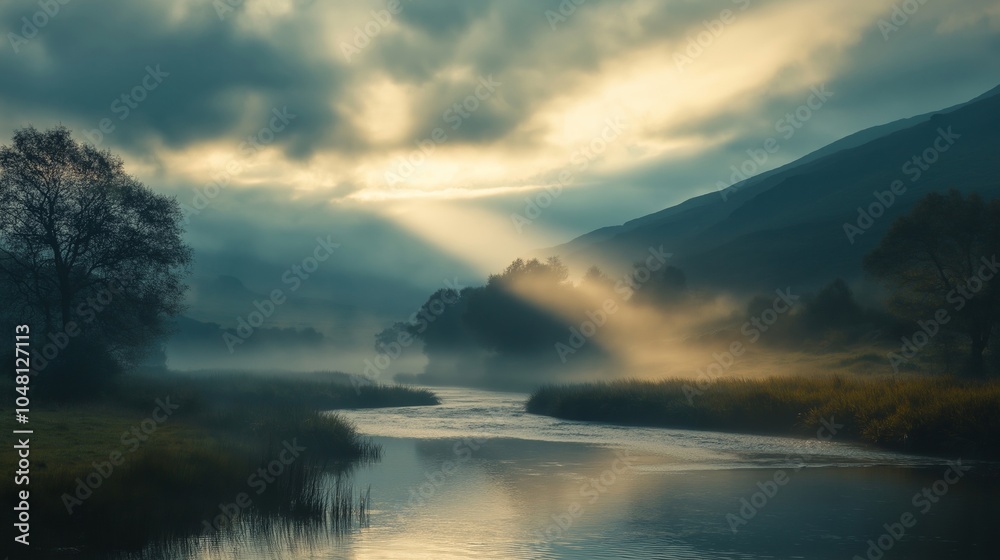 Obraz premium nice landscape theme