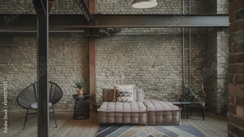 a cozy loft style living room