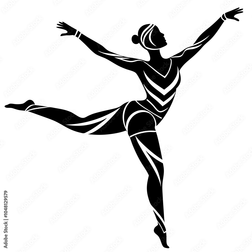 silhouette of a dancer silhouette of a dancer