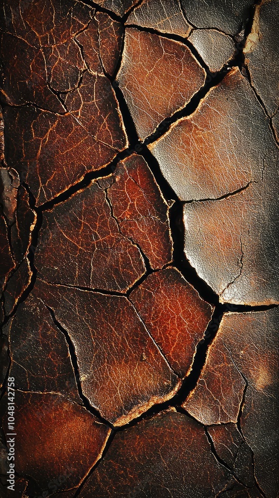 Cracked Textured Leather Book Cover Background Cracked Textured Leather Book Cover Background