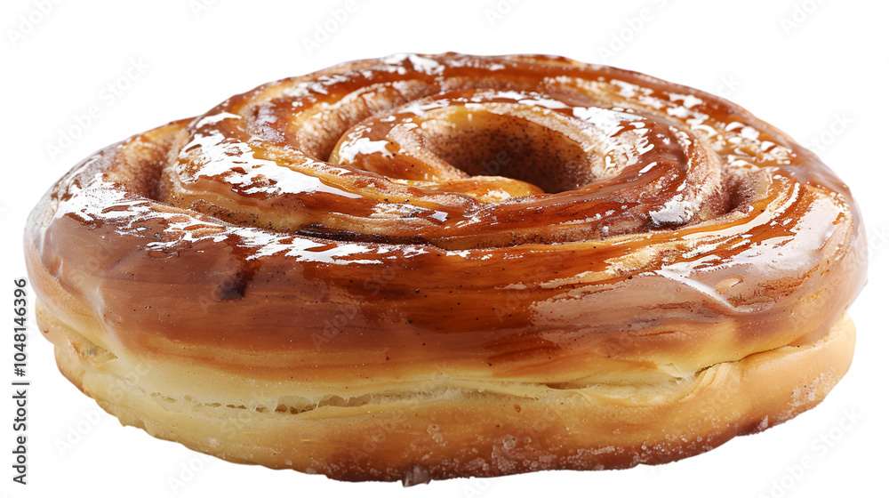 Fototapeta premium cinnamon bun png transparent background
