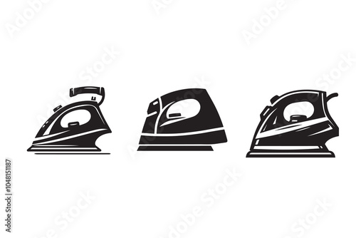  Clothing Iron Silhouette Illustration