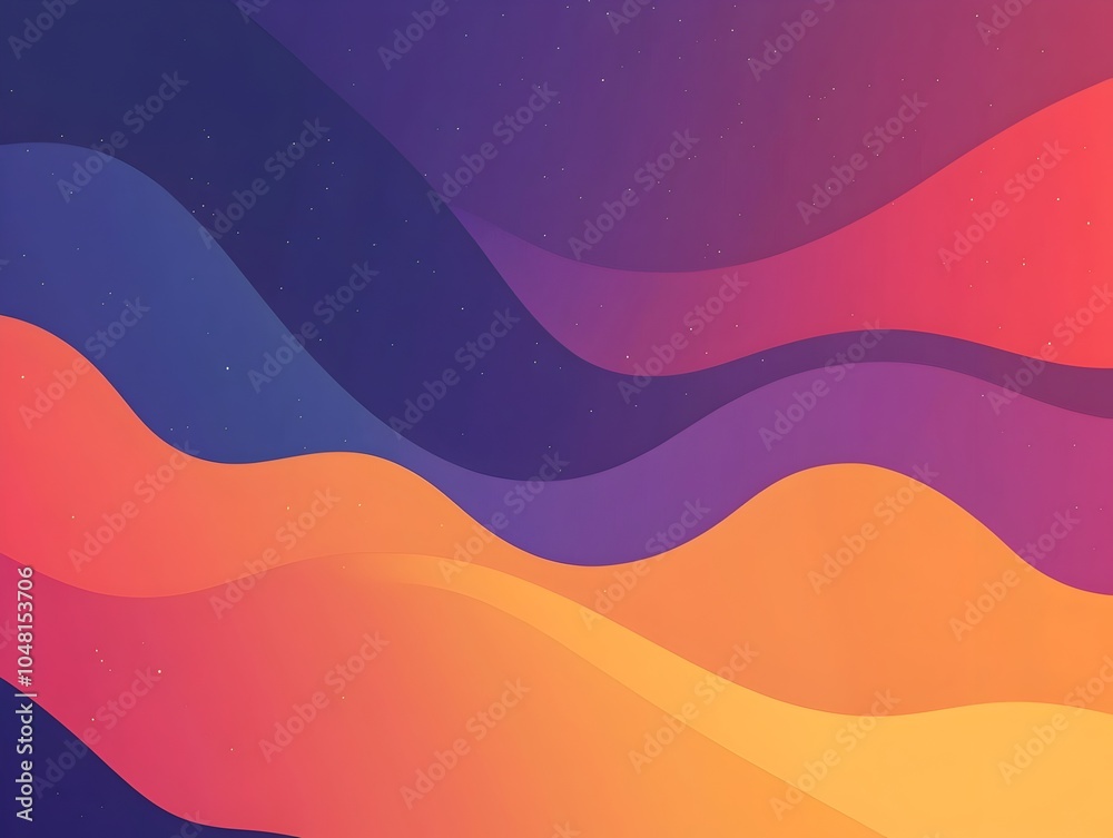 Fototapeta premium Minimalist Gradient Frame with Soft Color Transitions for Modern Design Backgrounds