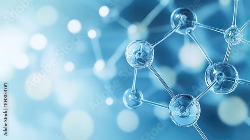 Close-Up of Quinone Molecule with Carbon and Oxygen Atoms