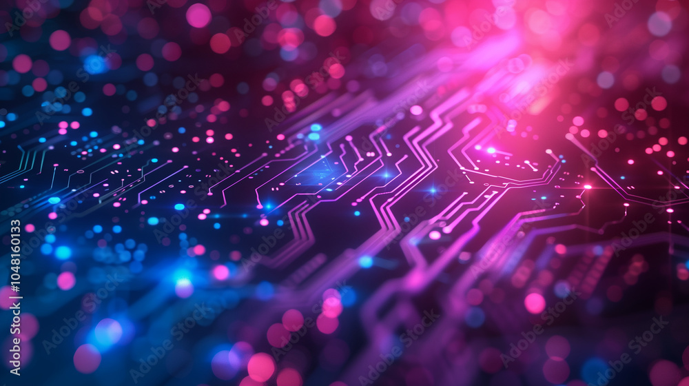 Obraz premium circuit board background