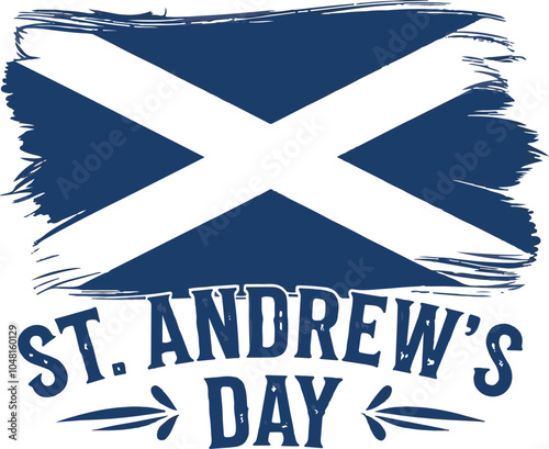 st andrew's day vector