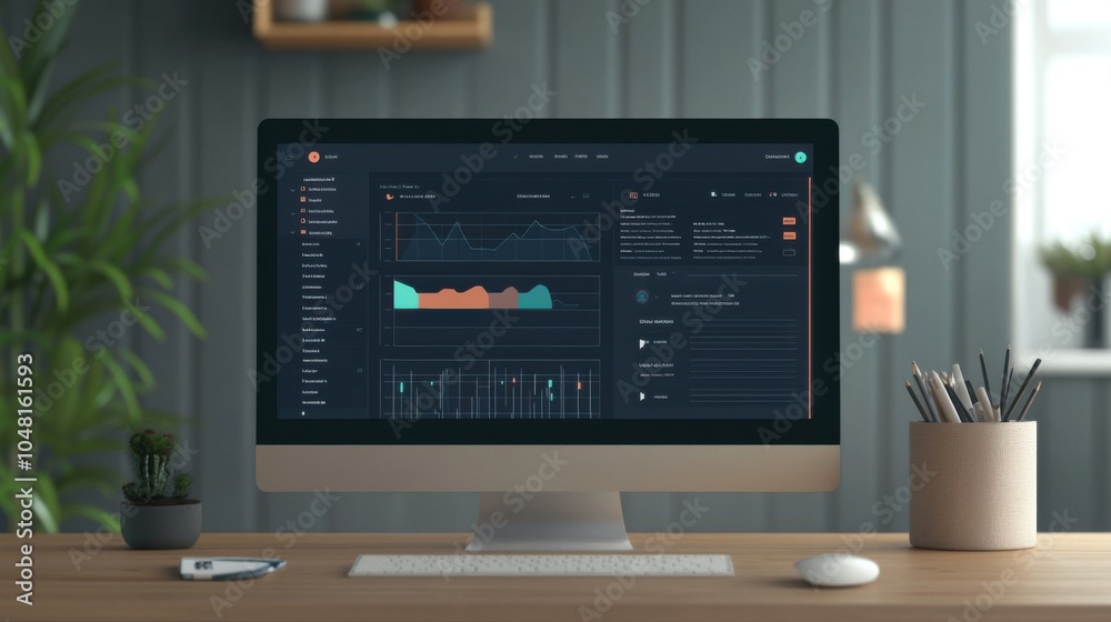 Email marketing: Visual of an email marketing dashboard with segmented campaigns Email marketing: Visual of an email marketing dashboard with segmented campaigns