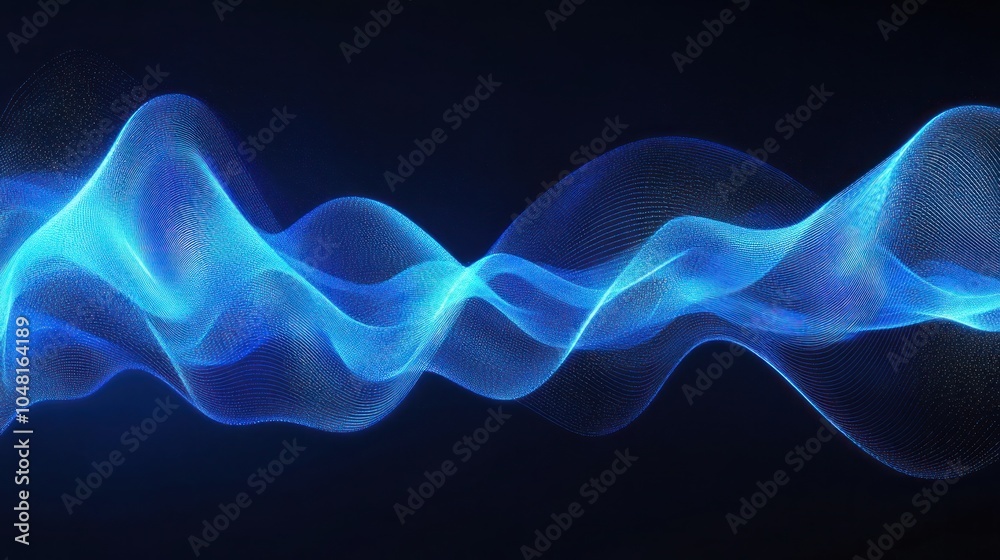 Abstract Blue Wave Background Abstract Blue Wave Background