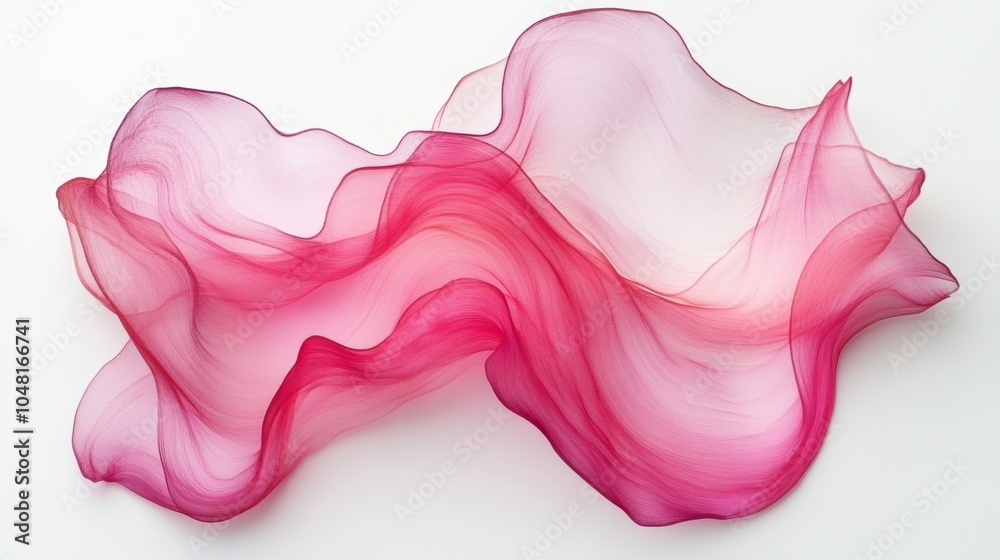 Abstract Pink Fabric Flowing Swirling Wave Texture Background Abstract Pink Fabric Flowing Swirling Wave Texture Background