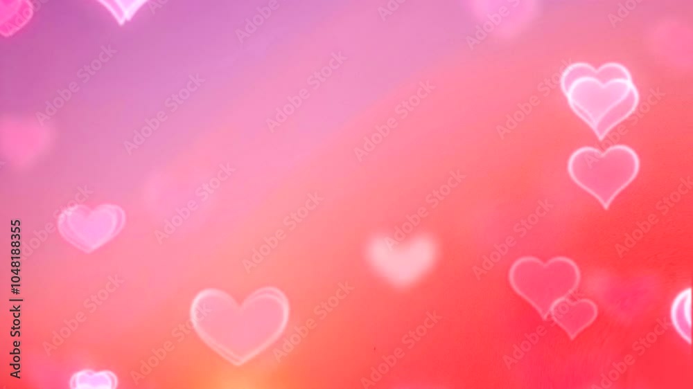 pink gradient color background with looping love heart animation 4K.Abstract PInk Bckground suitable for valentine event etc pink gradient color background with looping love heart animation 4K.Abstract PInk Bckground suitable for valentine event etc