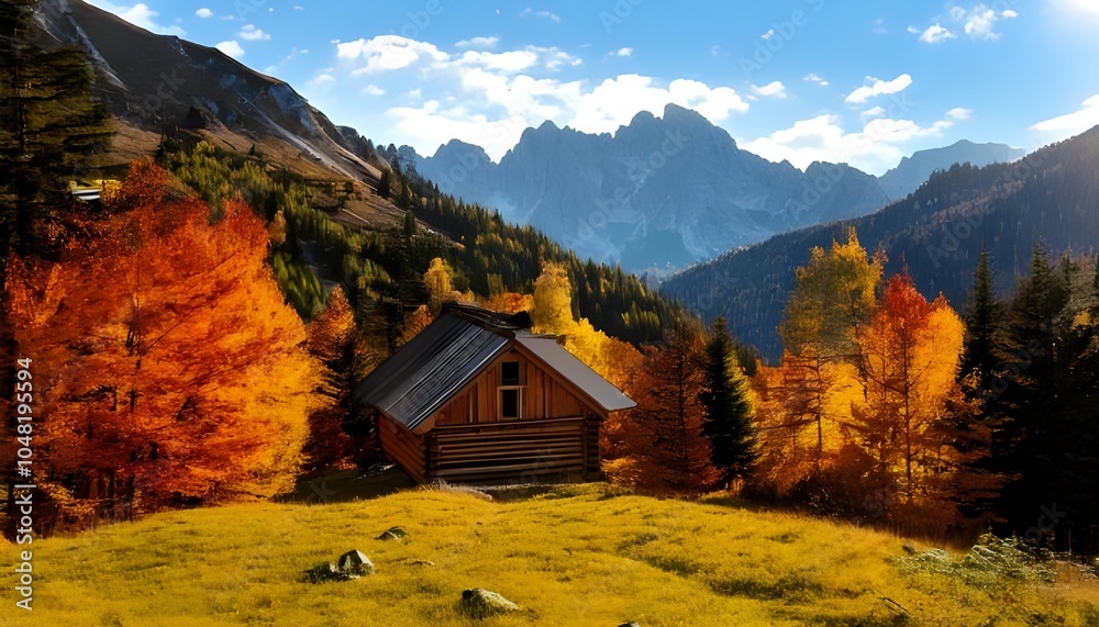 Autumn Retreat: Cozy Cabin in the Mountains Autumn Retreat: Cozy Cabin in the Mountains