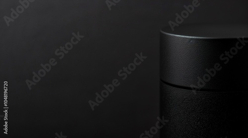 The black textured background unlocking endless design possibilities,the texture adds depth and interest.Exploring the Beauty of Black Texture Background.Generative AI.