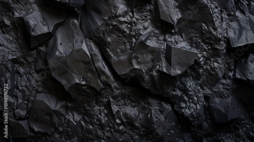 The black textured background unlocking endless design possibilities,the texture adds depth and interest.Exploring the Beauty of Black Texture Background.Generative AI.