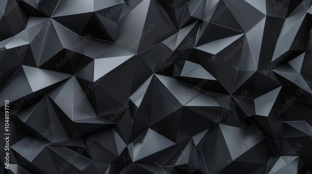 Abstract Geometric Black Triangles Abstract Geometric Black Triangles