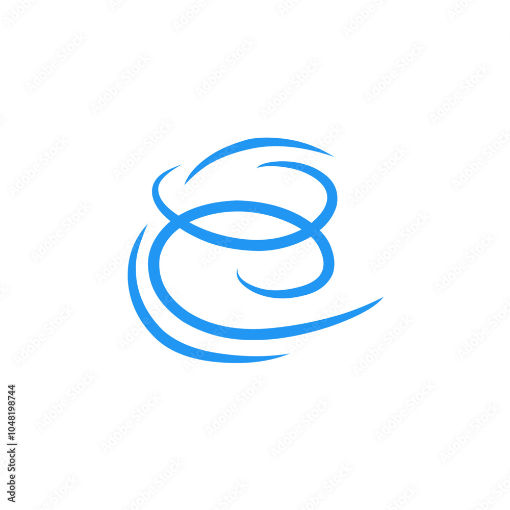wind gust vector illustration