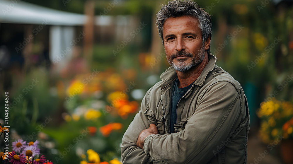 A Front View Photo of a Middle-Aged Man with Short Gray Hair, Wearing a Casual Shirt, Displaying a Neutral Expression.
A Front View Photo of a Middle-Aged Man with Short Gray Hair, Wearing a Casual Shirt, Displaying a Neutral Expression.