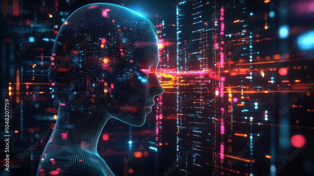 An advanced AI system processing RGB signals from multiple sensors, detecting color-based patterns in real time, illustrated against a sleek, modern background. An advanced AI system processing RGB signals from multiple sensors, detecting color-based patterns in real time, illustrated against a sleek, modern background.
