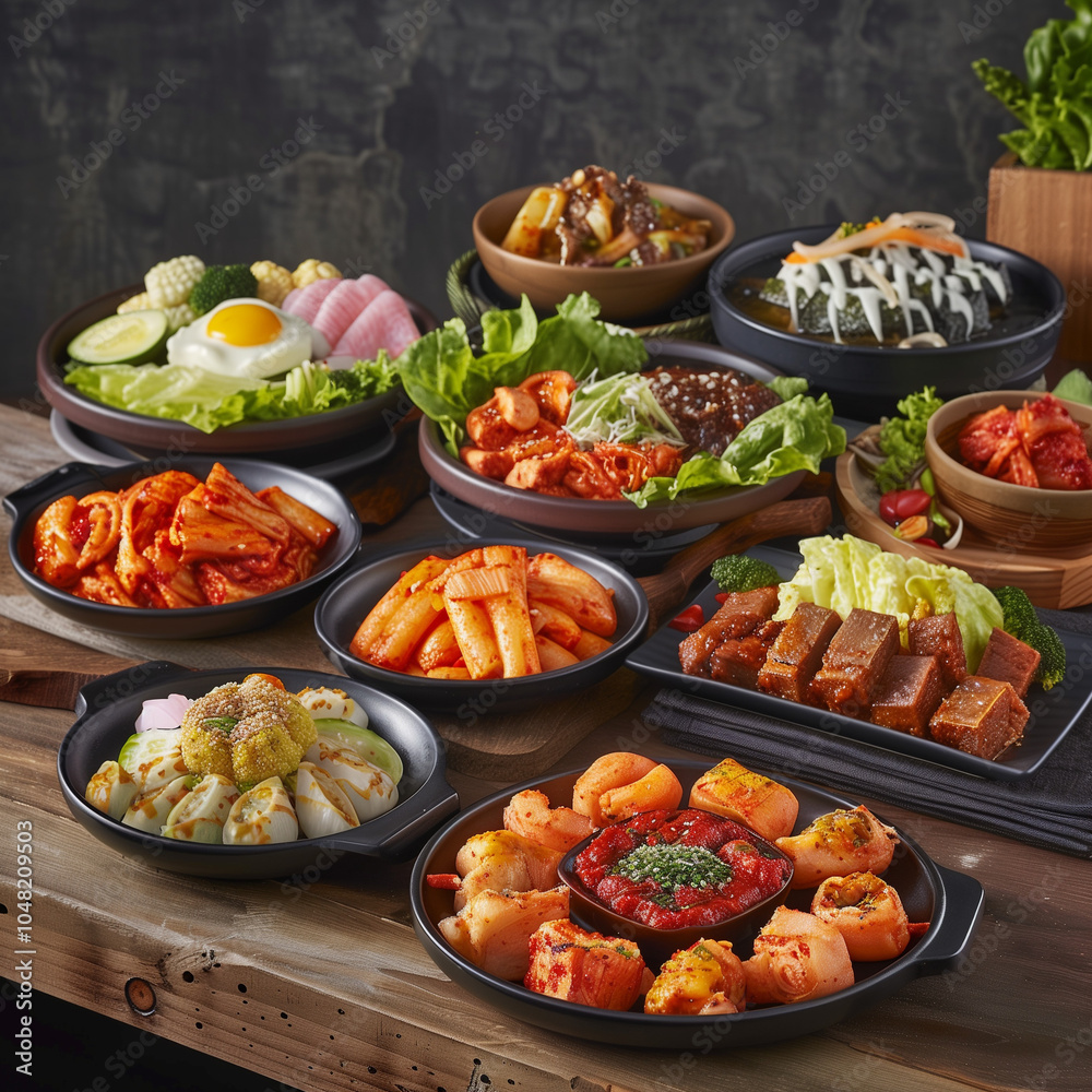Authentic, vibrant Korean dishes.