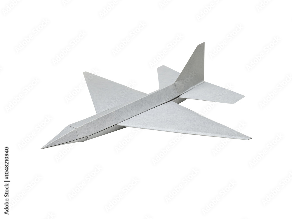 Paper airplane on white background Paper airplane on white background
