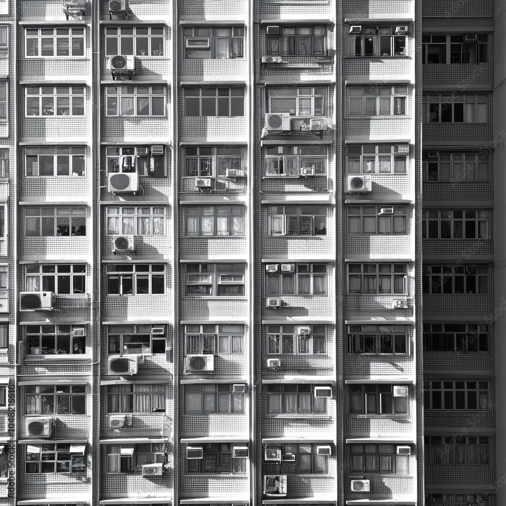 Windows in HK's buildings Windows in HK's buildings